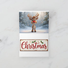 Agradecimiento tarjeta con escritura de navidad e imágenes de nav