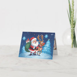 Agradecimiento tarjeta con escritura de navidad e imágenes de nav