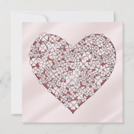 Agradecimiento Tarjeta Corazón de Flores