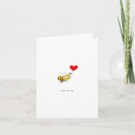 Agradecimiento Tarjeta de abeja mía