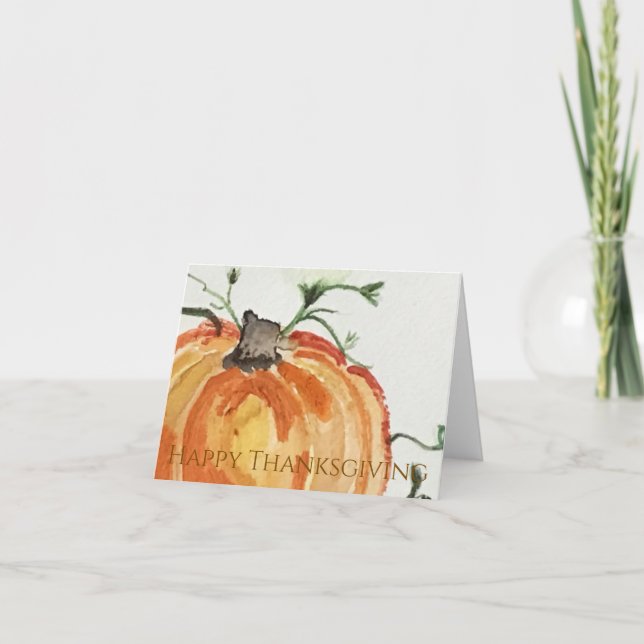 Agradecimiento Tarjeta de Acción de Gracias (Anverso)