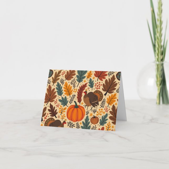 Agradecimiento Tarjeta de Acción de Gracias (Anverso)