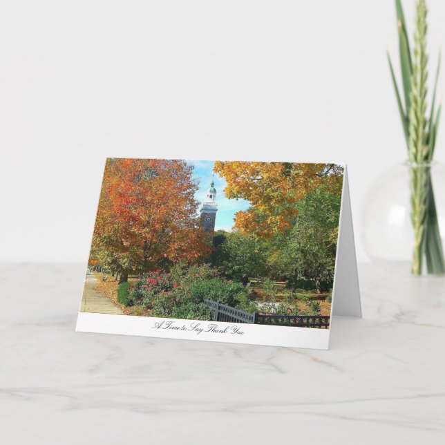 Agradecimiento Tarjeta de Acción de Gracias (Anverso)