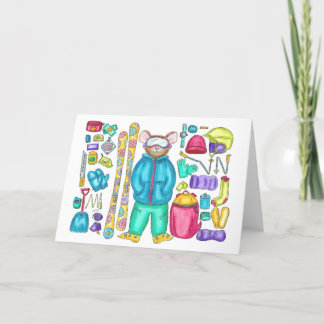 Agradecimiento Tarjeta de acuarela de propagación de engranajes d