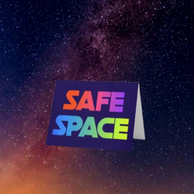 Agradecimiento Tarjeta de Afirmación de Espacio Seguro (Subido por el creador)