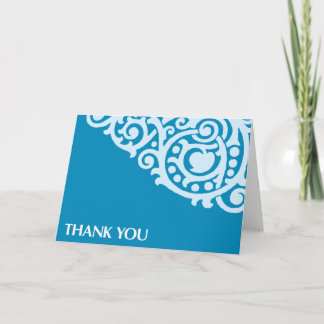 Agradecimiento Tarjeta de agradecimiento-azul