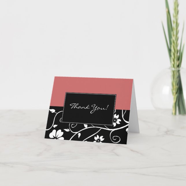 Agradecimiento Tarjeta de agradecimiento: boda (Anverso)