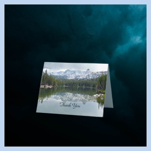 Agradecimiento Tarjeta de agradecimiento, Montañas, Lago, Blank I (Subido por el creador)