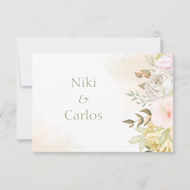 Agradecimiento Tarjeta de agradecimiento/nota personalizada de So (Anverso)