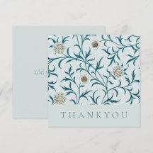 Tarjeta de agradecimiento: WILLIAM MORRIS : DISEÑO