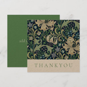Agradecimiento Tarjeta de agradecimiento: WILLIAM MORRIS : MADRES