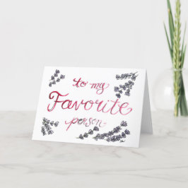 Agradecimiento Tarjeta de agua