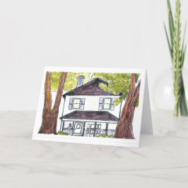 Agradecimiento Tarjeta de agua para el calentamiento de la casa