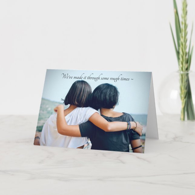 AGRADECIMIENTO TARJETA DE ALENTAMIENTO DE TIEMPOS RAROS (Anverso)