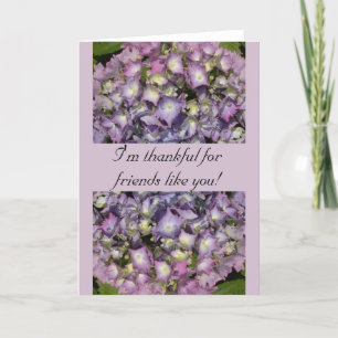 Agradecimiento Tarjeta de amistad