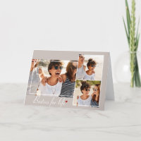 Tarjeta de amistad moderna con fotos