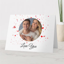 Agradecimiento Tarjeta de Amor de San Valentín | Romántica para É