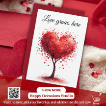Tarjeta de Amor de San Valentín | Romántica para É