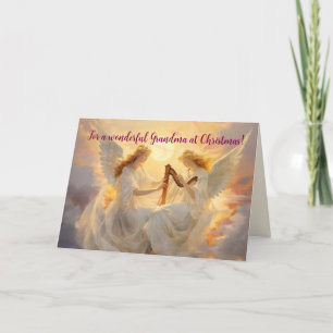 AGRADECIMIENTO TARJETA DE ANGELS GRANDMOTHER NAVIDADES
