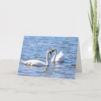 Agradecimiento Tarjeta de aniversario de Swans