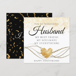 Agradecimiento Tarjeta de Aniversario del Boda del Esparcado de O