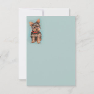Agradecimiento Tarjeta de anotación de Yorkie