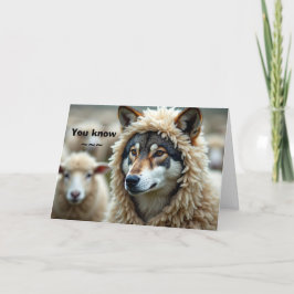 AGRADECIMIENTO TARJETA DE APOYO A LA ROPA DE OVEJA