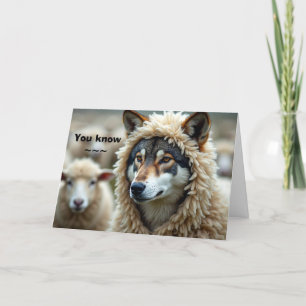 AGRADECIMIENTO TARJETA DE APOYO A LA ROPA DE OVEJA