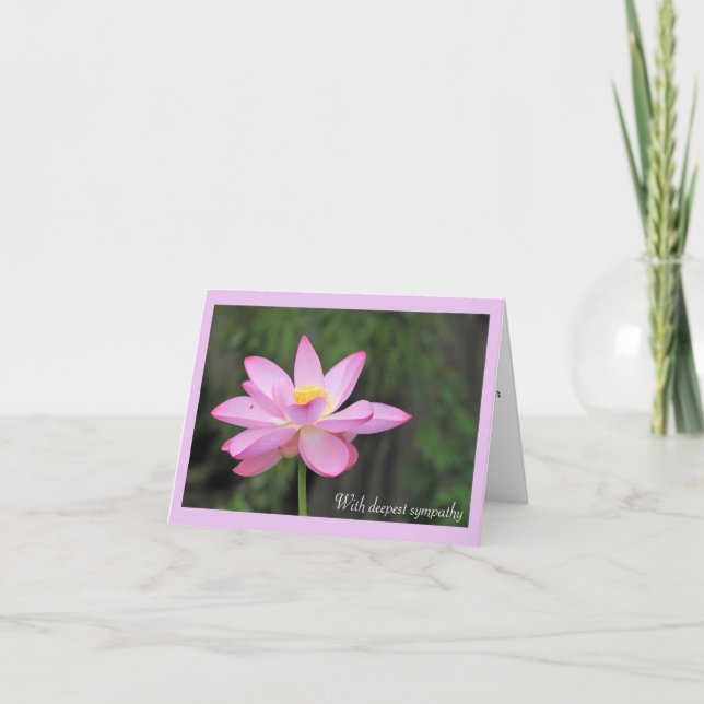 Agradecimiento Tarjeta de apoyo de Lotus (Anverso)