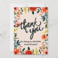 Tarjeta de Apreciación de los Trabajadores Sociale