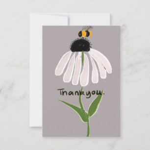 Agradecimiento Tarjeta de arte Daisy and Bee Adorable
