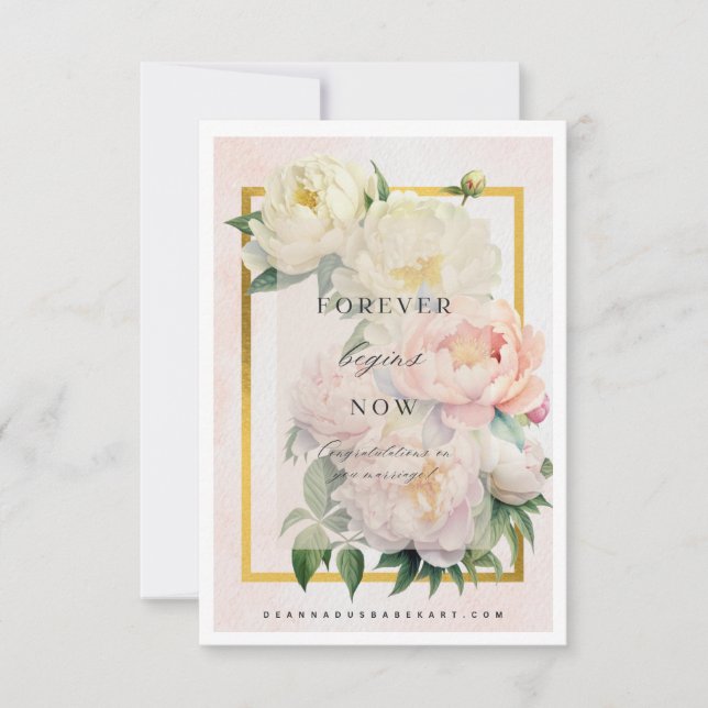 Agradecimiento Tarjeta de arte de felicitaciones (Anverso)