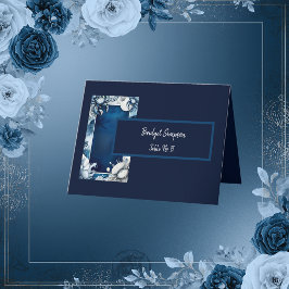 Agradecimiento tarjeta de asiento Boda de vibración de la costa a