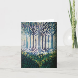 Agradecimiento Tarjeta de bienvenida Batik Blank