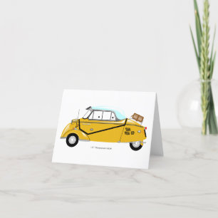 Agradecimiento Tarjeta de bienvenida Messerschmitt KR200 Bubble c