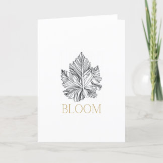 Agradecimiento Tarjeta de BLOOM