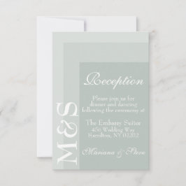 Agradecimiento Tarjeta de boda con guión chic moderno simple de s