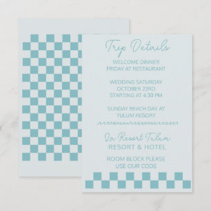 Agradecimiento Tarjeta de boda de detalle
