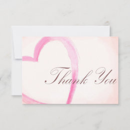 Agradecimiento Tarjeta de boda rosa para baby shower de gracias c