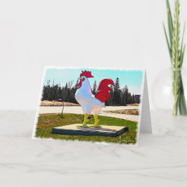 Agradecimiento Tarjeta de Chiste de pollo divertida Cluckin’ - Li