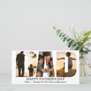 Agradecimiento Tarjeta de Colaje de Fotos Personalizadas para el