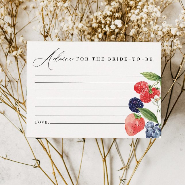 Agradecimiento Tarjeta de Consejos para Despedida de Soltera Berr (Subido por el creador)