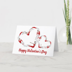 Agradecimiento Tarjeta de corazón de Pilates Valentine