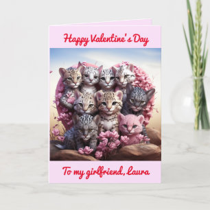 Agradecimiento Tarjeta de corazón gitano de Girlfriend Valentine