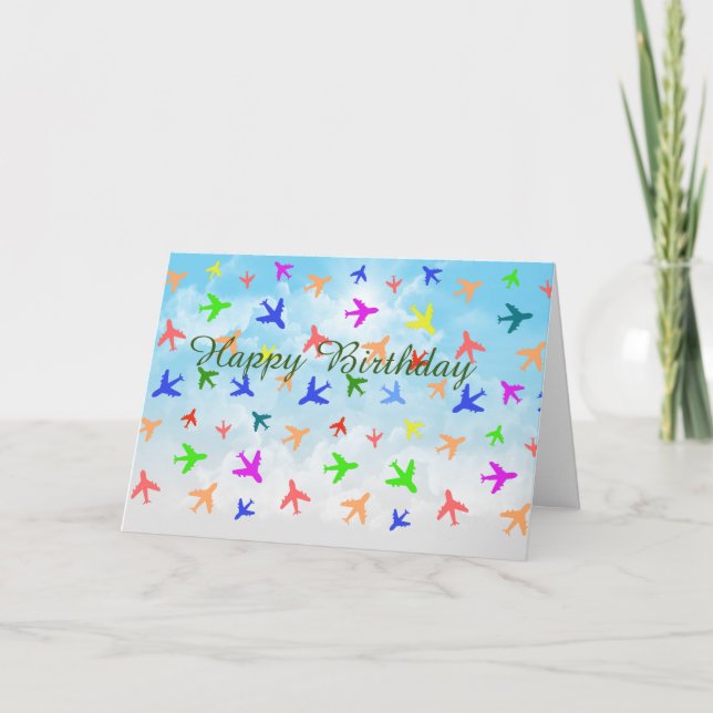 Agradecimiento Tarjeta de cumpleaños (Anverso)