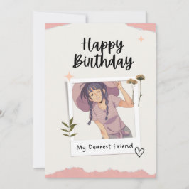 Agradecimiento Tarjeta de cumpleaños