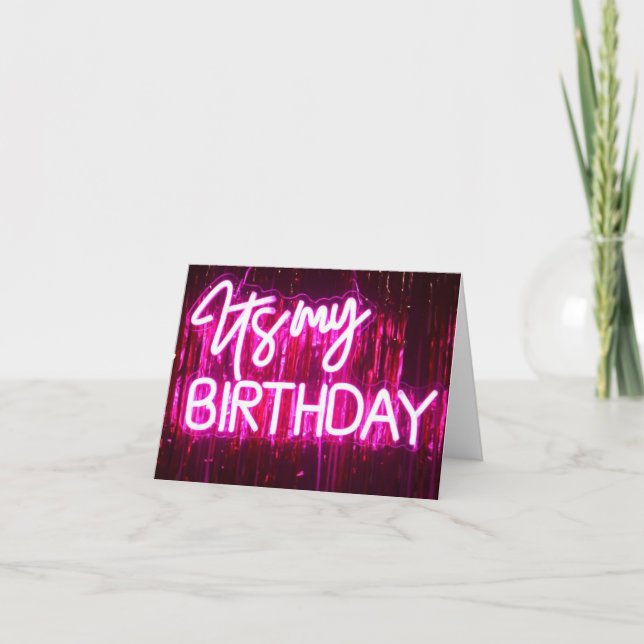 Agradecimiento Tarjeta de cumpleaños (Anverso)