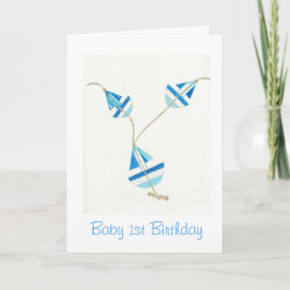 Agradecimiento Tarjeta de cumpleaños 1er año del bebé