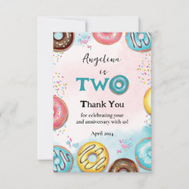 Agradecimiento Tarjeta de cumpleaños 2.ª.