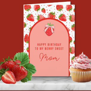 Agradecimiento Tarjeta de cumpleaños Berry Sweet